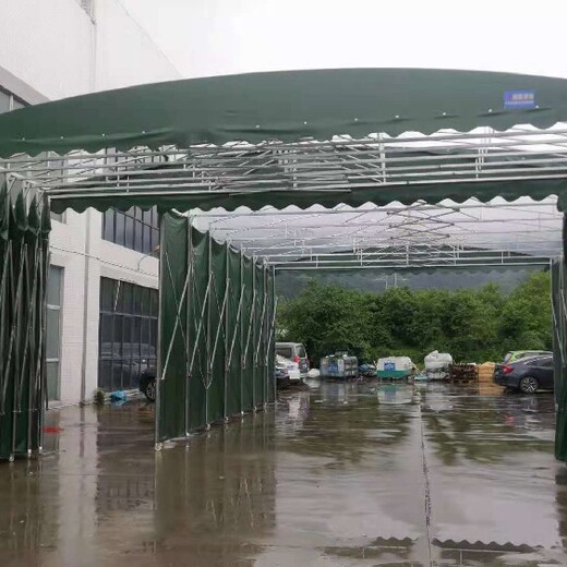 上海耐磨电动篮球场伸缩蓬