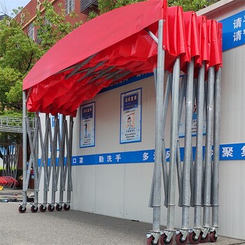 北京承接湘粤工厂推拉篷样式优雅,仓库遮阳蓬雨棚