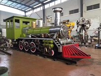 寧夏大型復古火車頭模型,老式火車模型圖片3