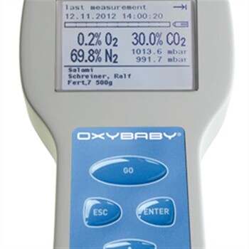 青岛路博代理OXYBABY-6.0-O2/CO2顶空分析仪气体检测