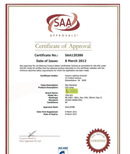 SAASAA证书报告,澳大利亚SAA认证通过图片1