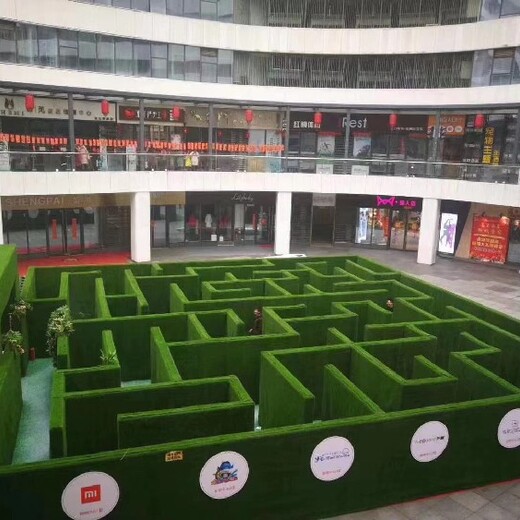 武汉设计绿植迷宫施工,绿植迷宫造价