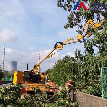 万泽愚公修剪灌木植物的机器,云南高速公路绿化带修剪机器