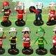 卡通消防人物雕塑圖