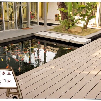 明太塑木地板,秦皇岛14025圆孔塑木地板服务