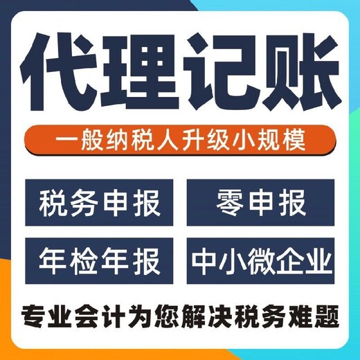 上海徐汇区代理记账安全可靠,一般纳税人企业代账