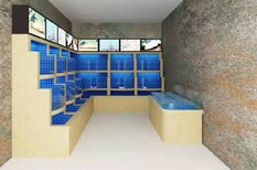 東坦海鮮池玻璃海鮮池,陽江酒店大堂海鮮池設計合理圖片0