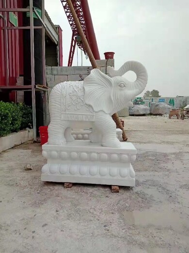 西安大型石雕象站象
