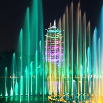 西安水云间喷泉设计制作公司音乐喷泉、大型喷泉、广场喷泉