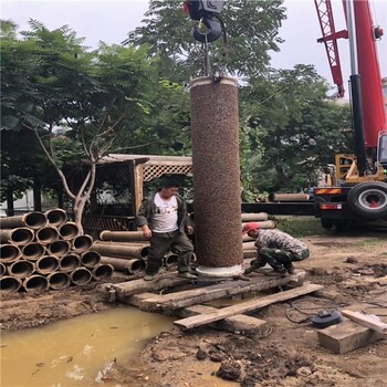 乾坤通达水泥渗水管,福建龙岩600960大口径无砂水泥管-基坑降水管操作简单