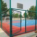江西喷塑篮球场围网表面处理方式墨绿色篮球场围网