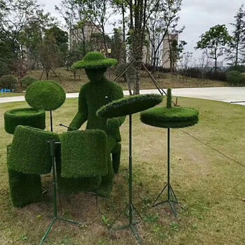 立体花坛绿雕造型绿雕厂家