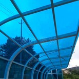 丽水4-6-8-10mmpc中空板车棚雨棚,pc阳光板图片1