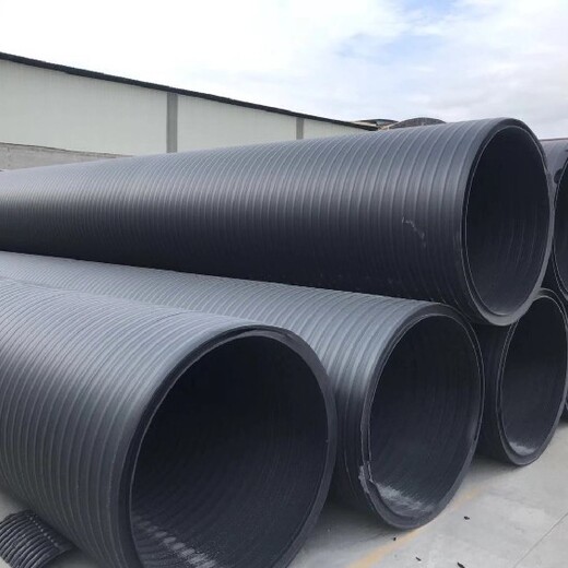 广州HDPE增强中空壁缠绕管规格,HDPE高密度聚乙烯缠绕增强管