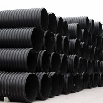 天河厂家钢带增强聚乙烯螺旋波纹管厂家批发,HDPE钢带管
