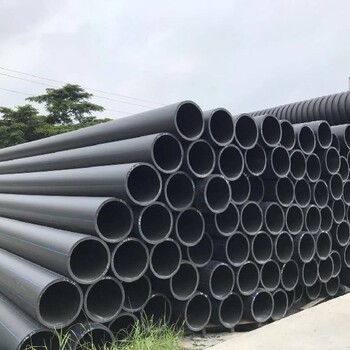 柳州厂家HDPE实壁牵引管品质优良HDPE排水管