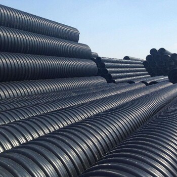 博罗县厂家直销钢带增强聚乙烯螺旋波纹管厂家批发,HDPE钢带管
