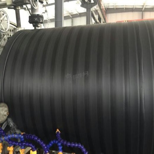 贺州制造HDPE增强中空壁缠绕管,HDPE高密度聚乙烯缠绕增强管