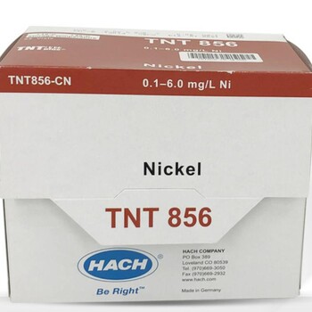 HACH哈希镍试剂TNT856条码试剂0.1-6.0mg/L