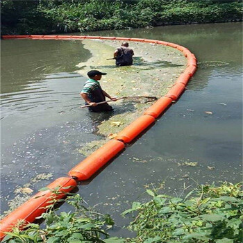 水上拦污浮筒内河警示安装