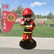 北京卡通消防人物雕塑圖