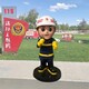 北京卡通消防人物雕塑圖