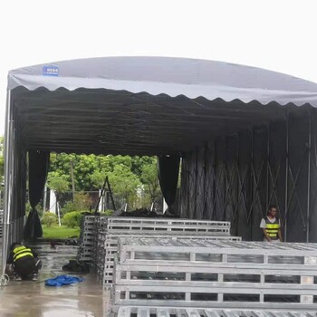 耐磨物流出貨雨棚造型美觀