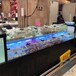 大灣區海鮮池超市生鮮魚池,肇慶市圓形海鮮魚池海鮮魚池冷水機