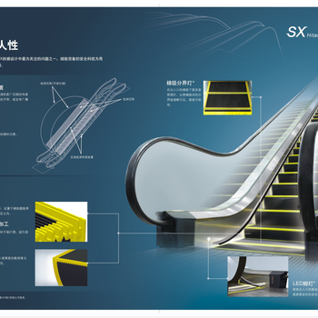 日立hitachi日立扶梯,广东潮州节能日立hitachi日立SX系列自动扶梯安全可靠