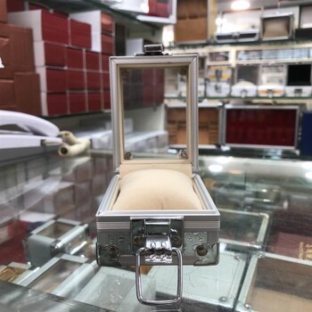 透明玻璃铝盒批发价格表盒定制铝合金手表盒定制价格
