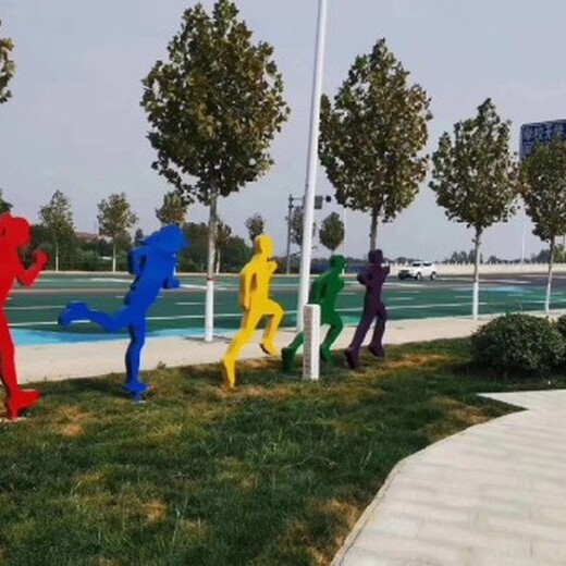北京广场运动人物雕塑图片,运动员雕塑