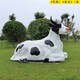 廣場奶牛雕塑圖