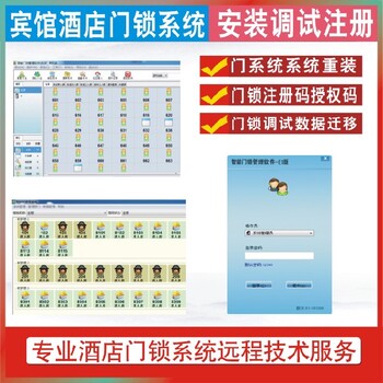 青海海北酒店智能门锁软件授权码,门锁软件升迁码