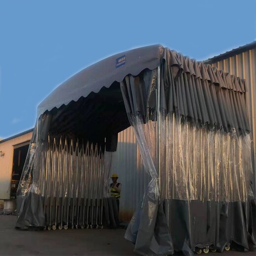 西藏户外遮阳棚伸缩式雨篷