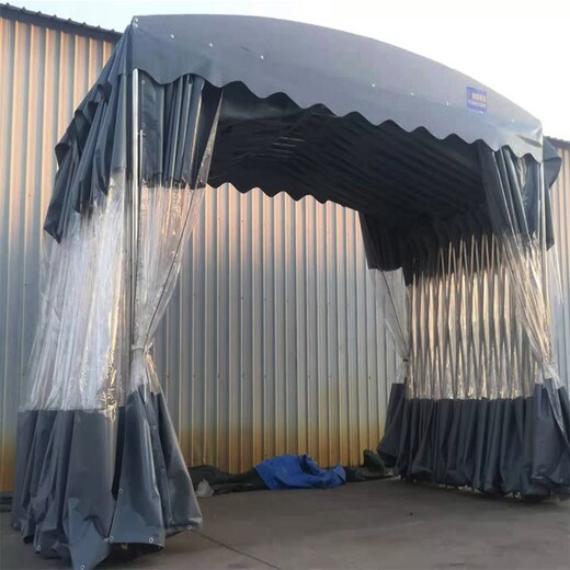 广东湘粤物流活动式雨棚安全可靠,伸缩折叠式雨蓬