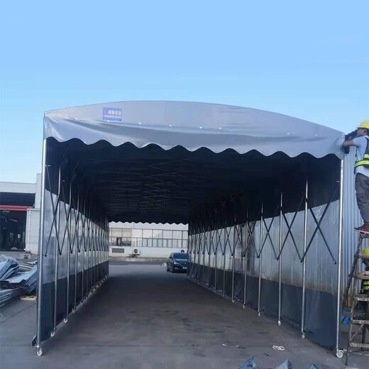 北京制造湘粤推拉帐篷移动推拉篷物流仓储棚安全可靠