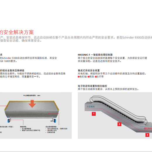 迅达电梯迅达扶梯,广东惠州可靠迅达电梯瑞士迅达9300系列扶梯规格