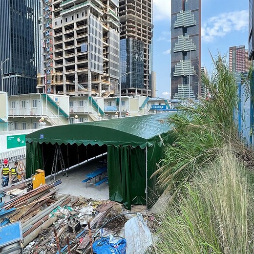 怀柔定做户外遮阳棚伸缩式雨篷