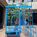 河南厚榮橋梁外側(cè)施工吊籃臺(tái)車(chē),護(hù)欄模板臺(tái)車(chē)