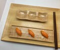 新款竹木紋火鍋密胺餐具，烤肉盤子套裝市場,烤肉餐具