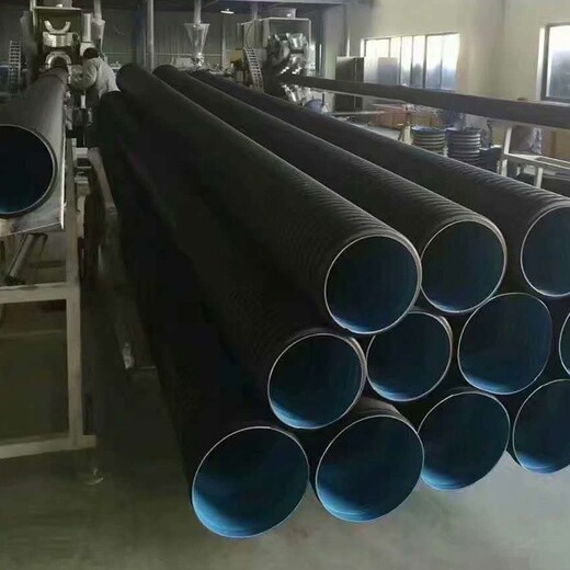 北京HDPE双壁波纹管生产厂家钢带增强螺旋波纹管