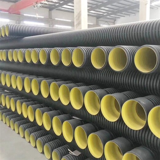 吉林HDPE双壁波纹管厂家联系方式钢带增强螺旋波纹管
