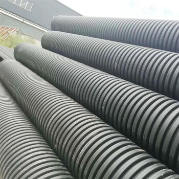 河北新款HDPE双壁波纹管批发钢带增强螺旋波纹管
