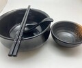上海全新壹粵哥哥黑色加厚密胺拉面手工面碗餐具材質,面碗牛肉面碗