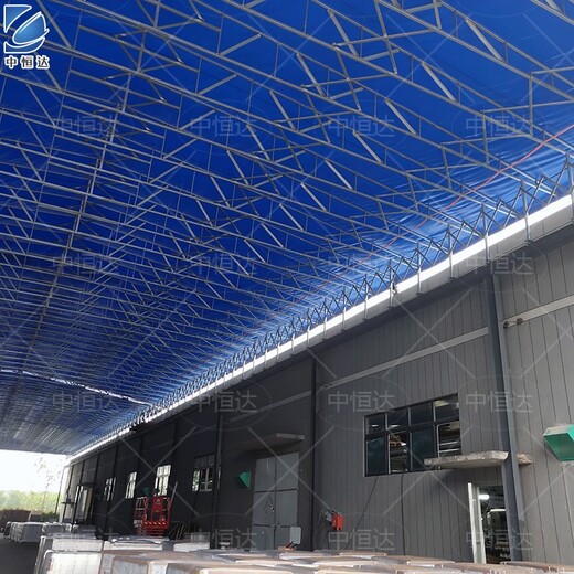 扬州电动雨棚八大工厂,物流卸货区电动伸缩雨蓬