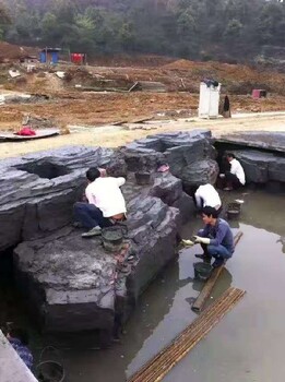 东营定制塑石假山,假山流水制作
