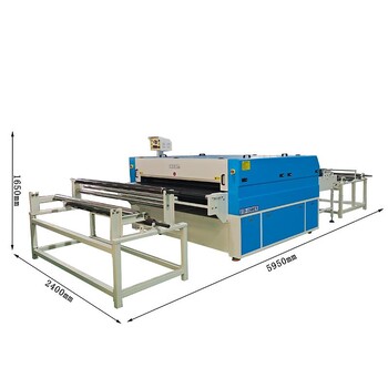 胶膜自动连续式粘合机整卷面料粘合机厂家