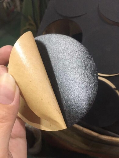 创美圆形EVA泡棉胶垫,定制创美单面带胶黑色EVA泡棉款式新颖