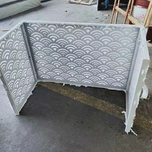 徐州新款空调罩铝板,铝单板空调罩厂家