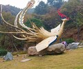河北公園鳳凰雕塑,不銹鋼雕塑鳳凰